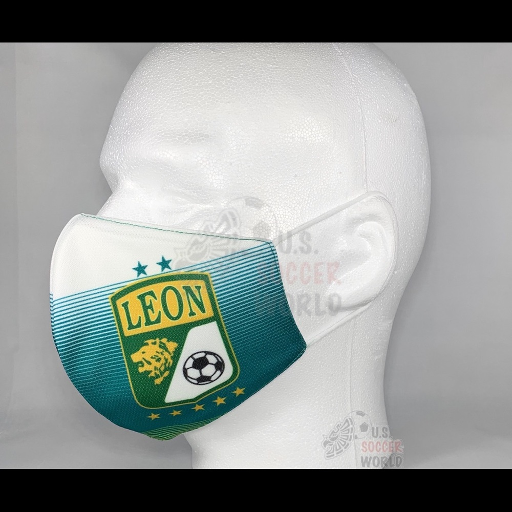 Fashion TapaBocas LEÓN Soccer Face Mask Liga MX